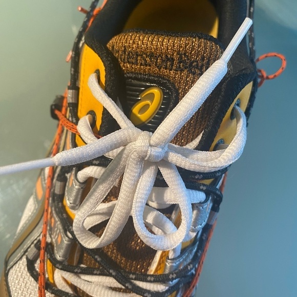 Like NEW Aasics x Andersson Bell Gel-1090 Sneakers - White and Orange Size 11 - Picture 6 of 9